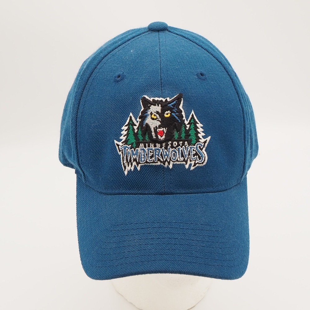Vintage Minnesota Timberwolves Snapback Hat Adjustable OSFA Reebok 90s NBA Tag